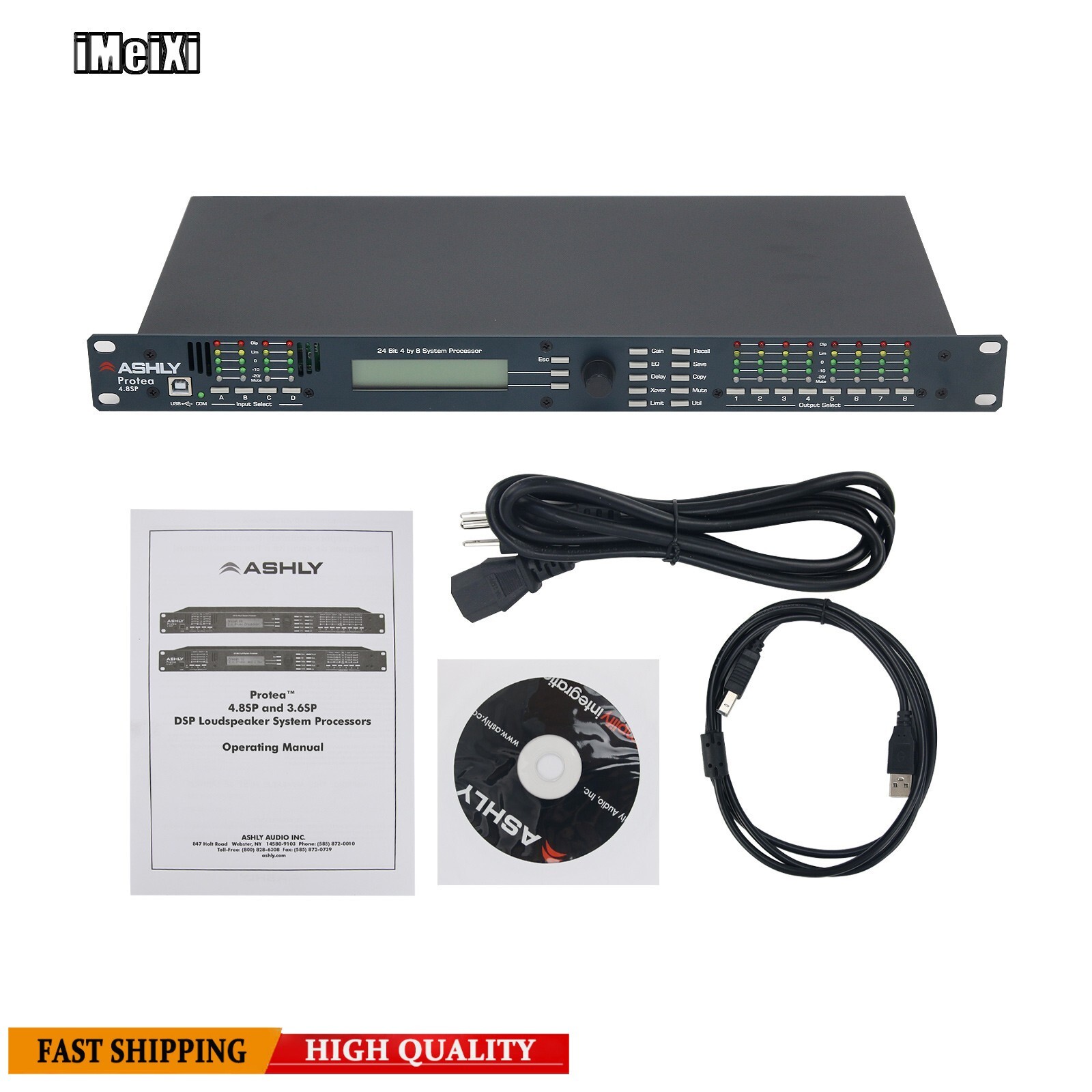 4.8SP DSP Audio Processor Original Software Professional Sound System 110V ime
