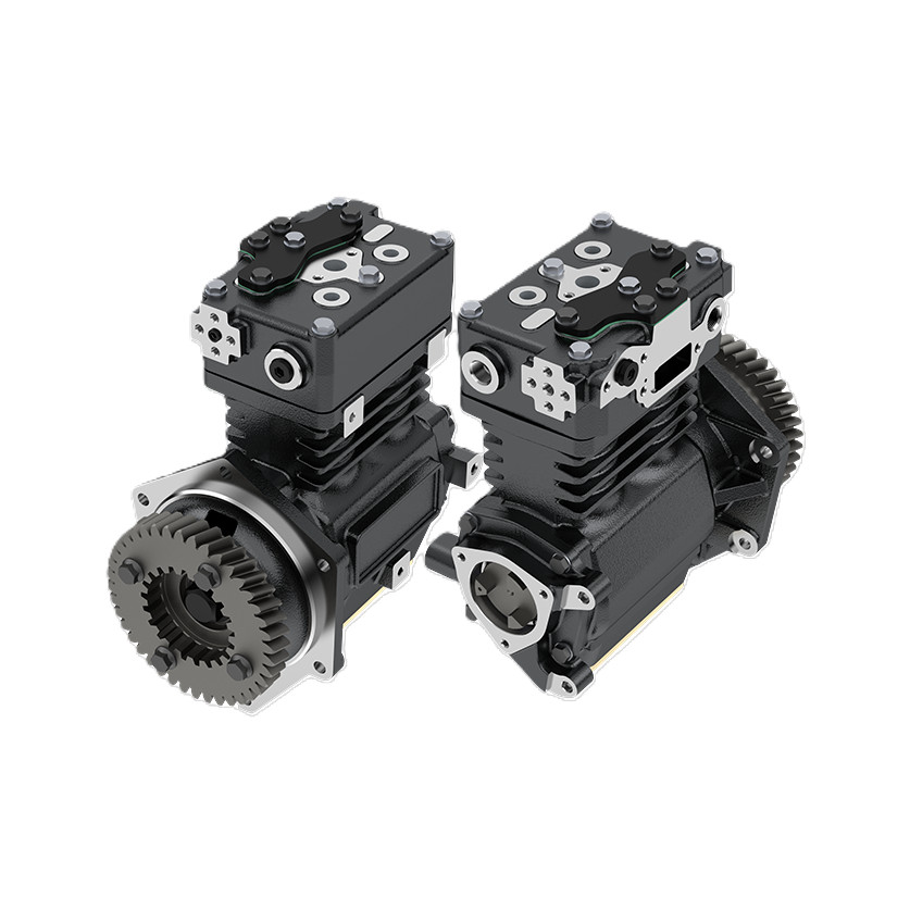 Truck Air Brake Compressor with Gear for Detroit Diesel / TuFlo 550 / 5004188