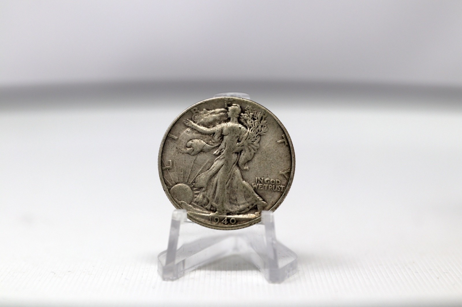 1940 No Mint Mark Silver Walking Liberty Half