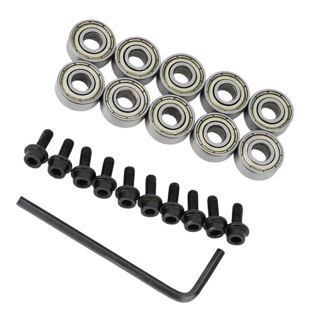 Router Bit Bearing 11pcs/Set 12.7mm Router Bit Attachment Mounted Replacement