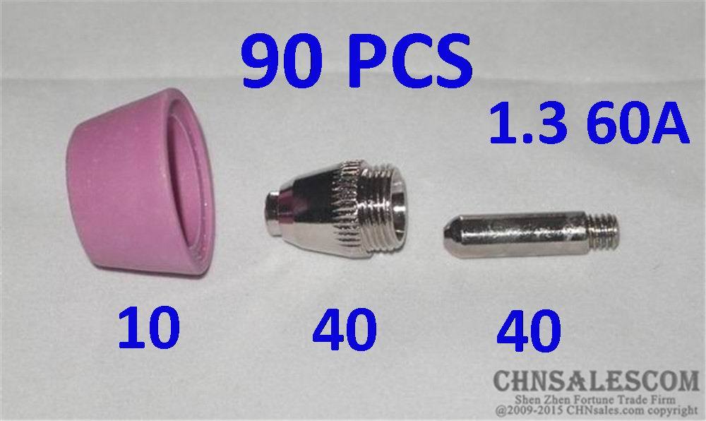 90 PCS 60A SG-55 AG-60 High Frequency AIR Plasma Cutter Torch Consumabes
