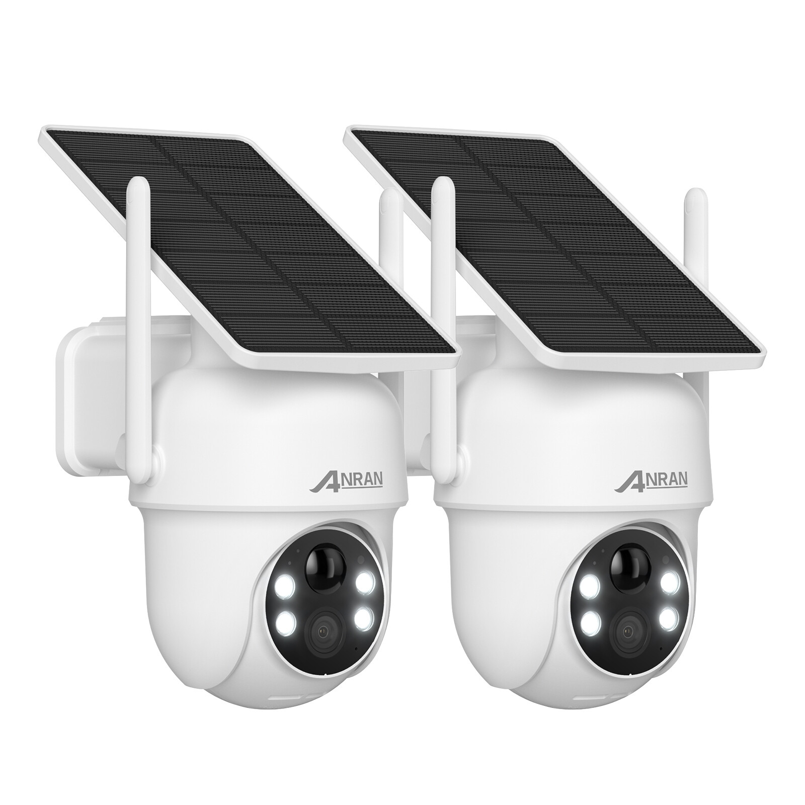 ANRAN Solar Security Camera Wireless Outdoor System 2K Battery Powered IR Night