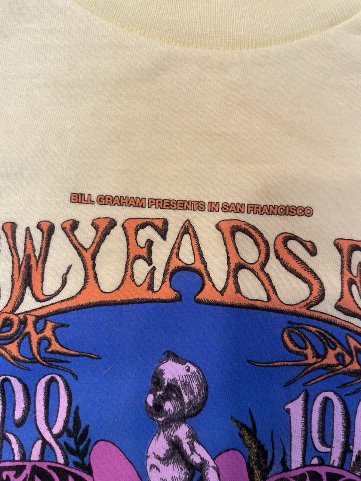 Vintage Grateful Dead Winterland Tshirt Great Graphics Thin Tee USA Made Medium