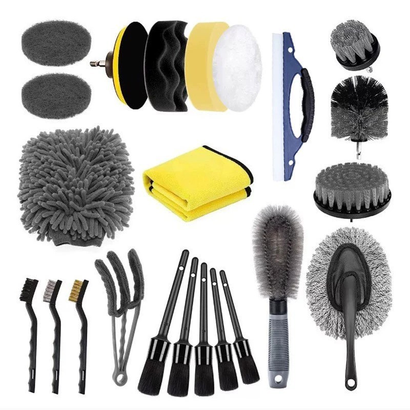 Car Detailing For Drill Brush Set for Vehicles Including Trucks SUVs
