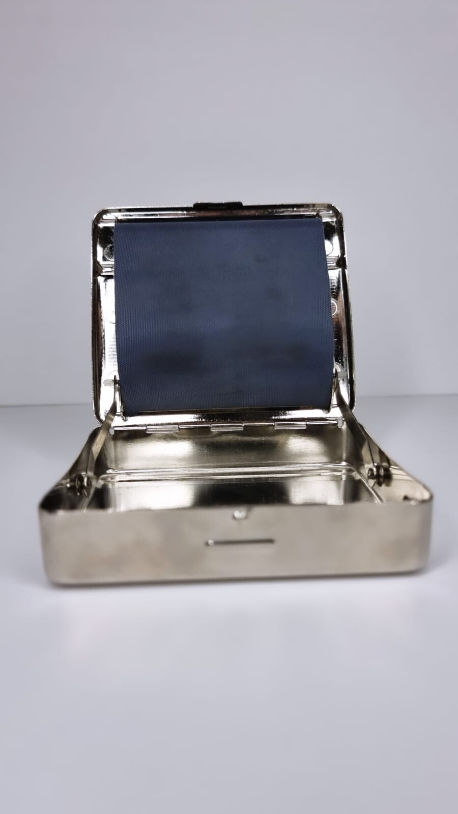 Automatic Cigarette Smoking Machine Metal Box For Tobacco Roller (Silvery)