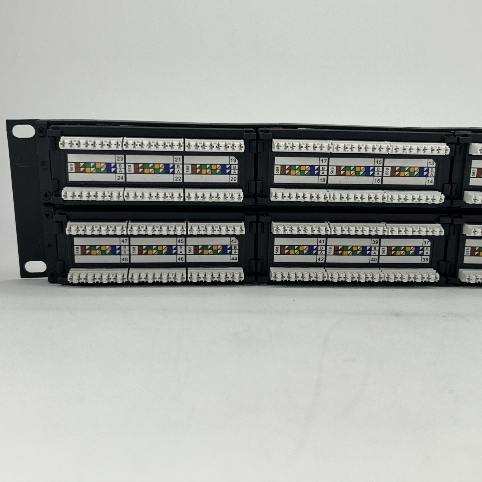 GIGAMEDIA 48-Port Connector Cat5e Patch Panel