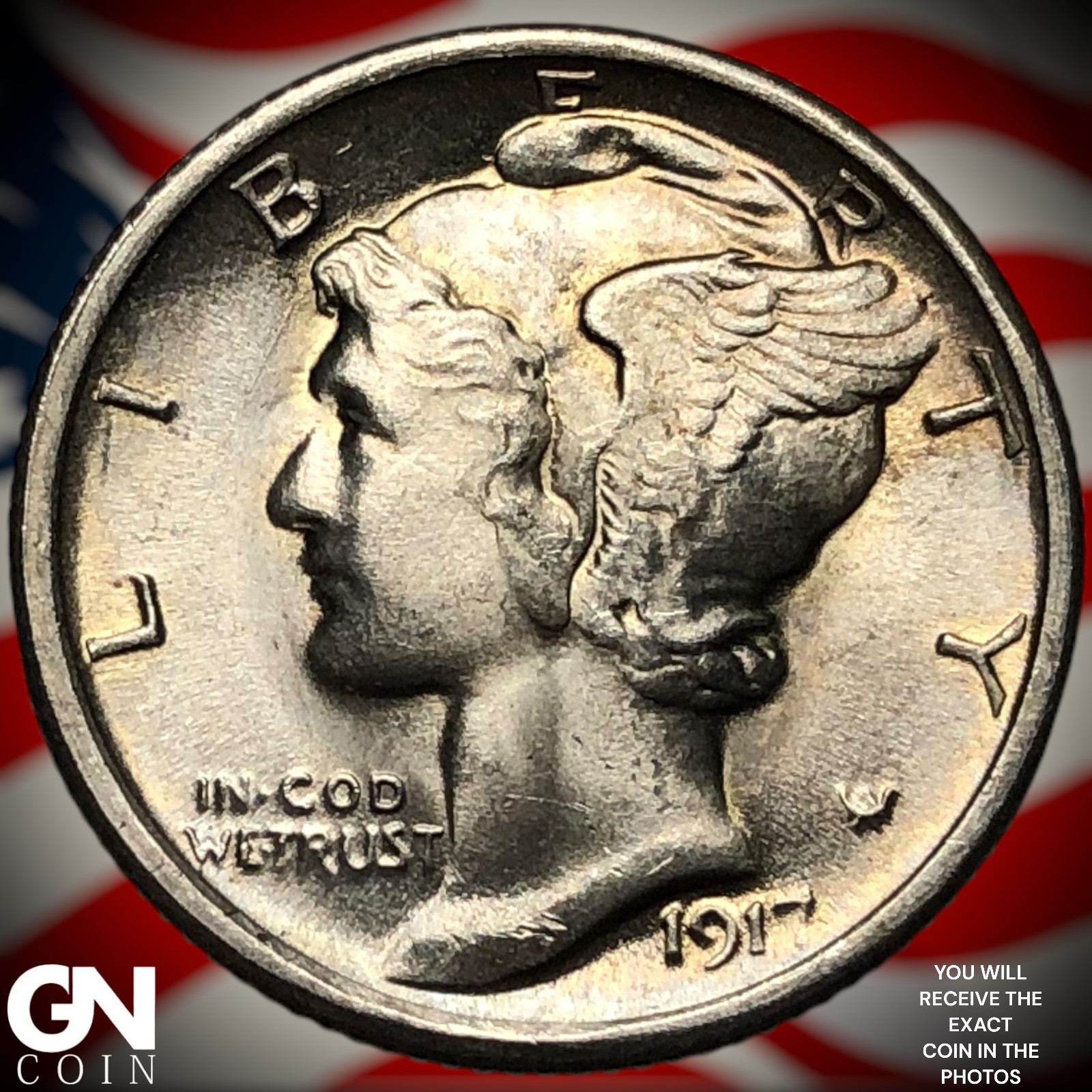 1917 P Mercury Dime Z0111