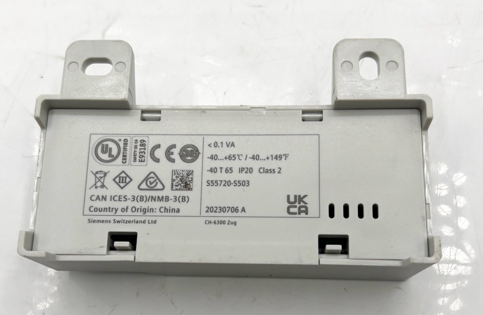 SIEMENS – QAR9530 – Duct Surface Mount Temperature Sensor