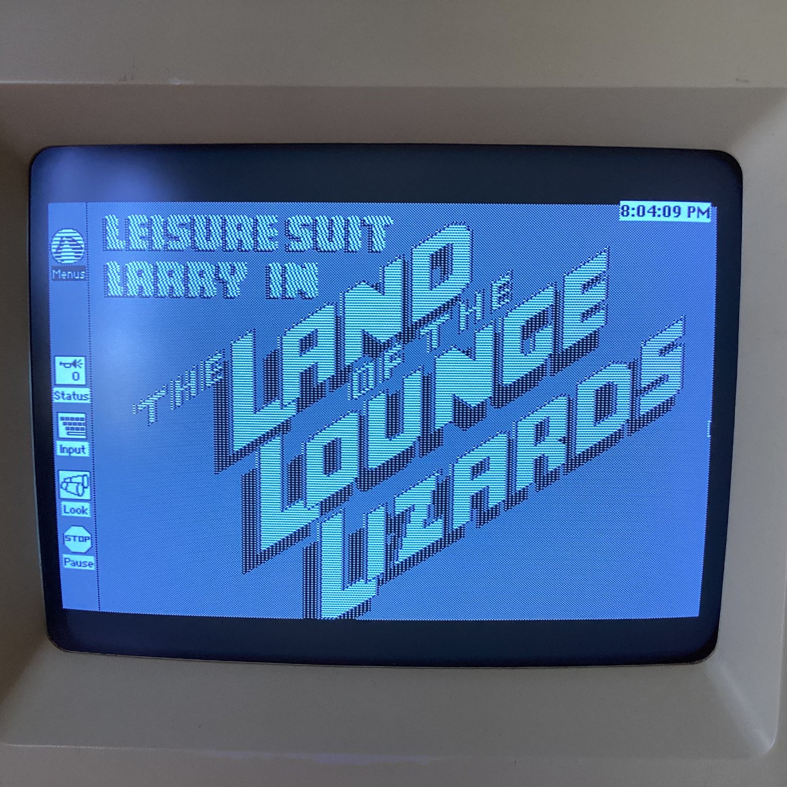 Vintage Macintosh Mac Program Game LEISURE SUIT LARRY 800K Disk Plus SE Classic!