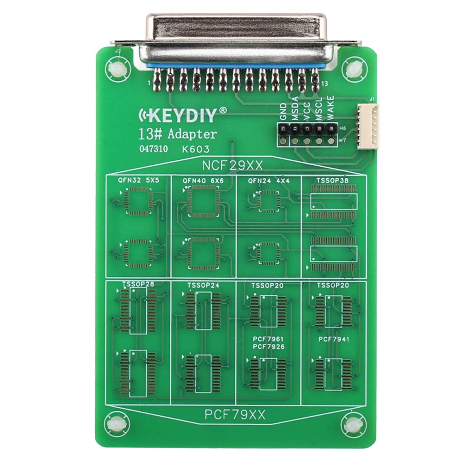 KEYDIY 13# Remote Chip Read Adapter for Water-damaged/Broken 5C & 5D Key Chip