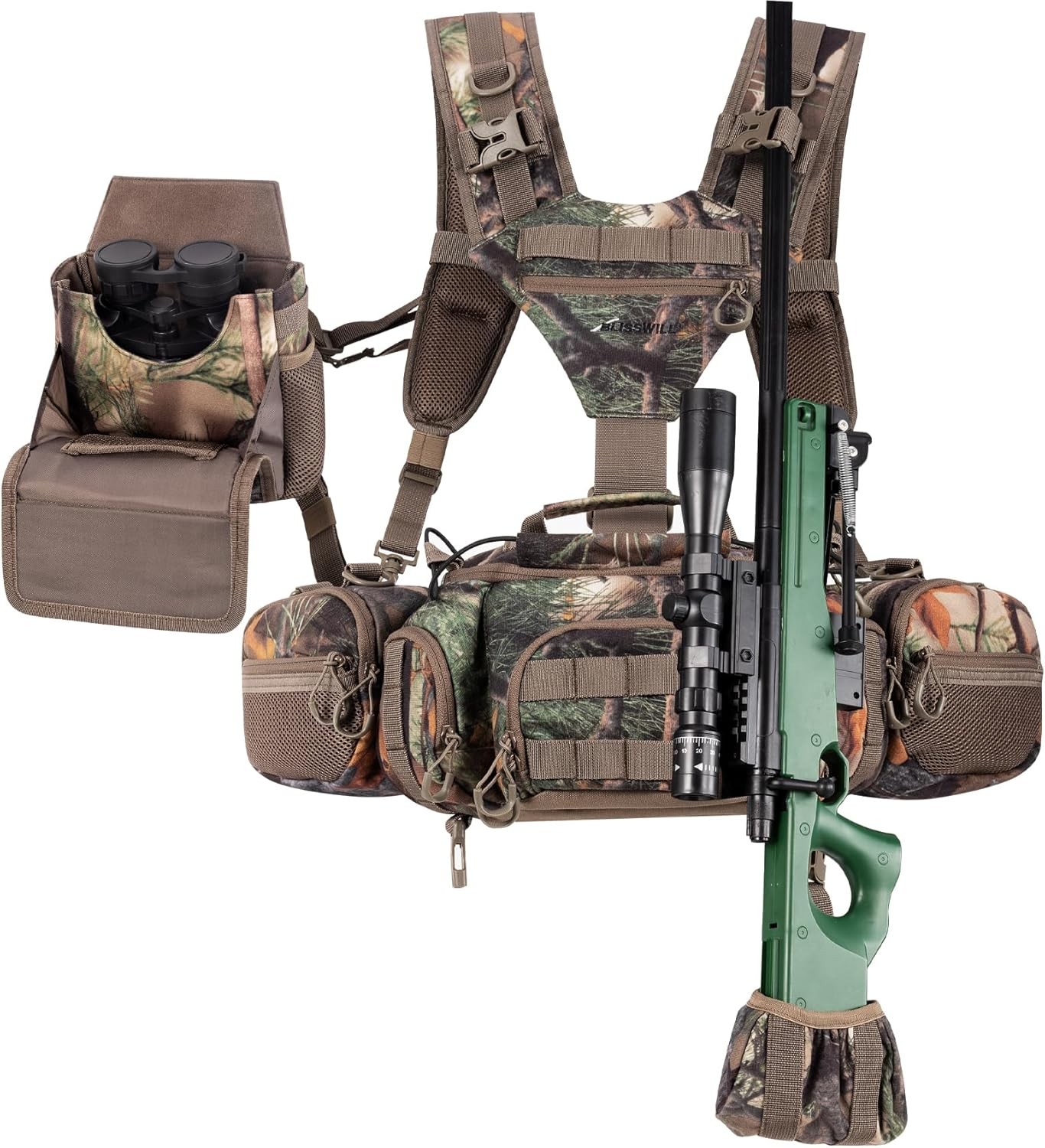 Hunting Backpack Hunting Fanny Pack with Harness Pouch,Turkey Hunting fanny
