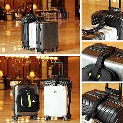 Luggage Connector, Straps for Suitcase, Add A Bag Adjustable Attachment Large