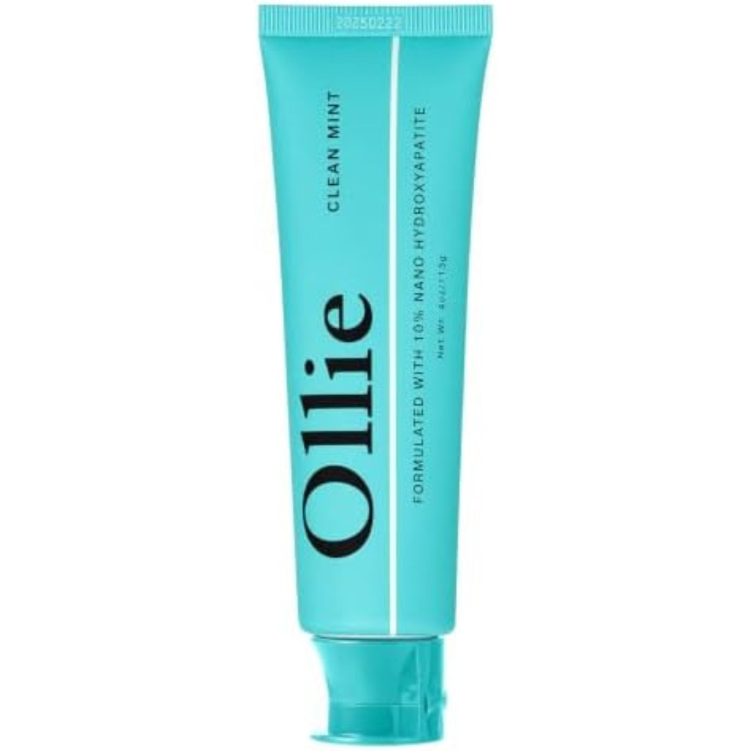 Ollie Fluoride Free 10% Nano Hydroxyapatite Toothpaste for Remineralizing Enamel