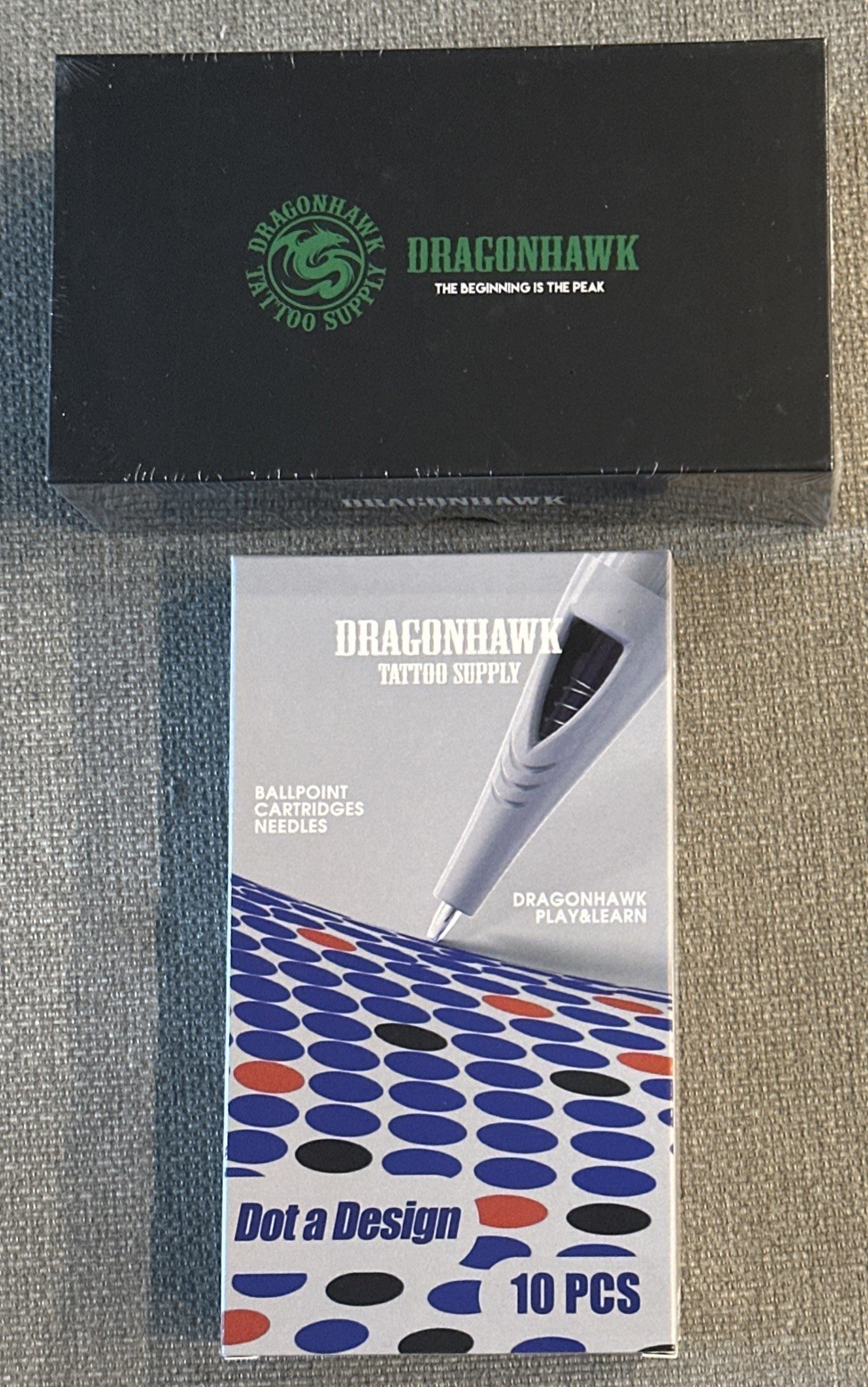 SEALED Dragonhawk Tattoo Supply  Machine Kit w/ Needles Part # WQP-201