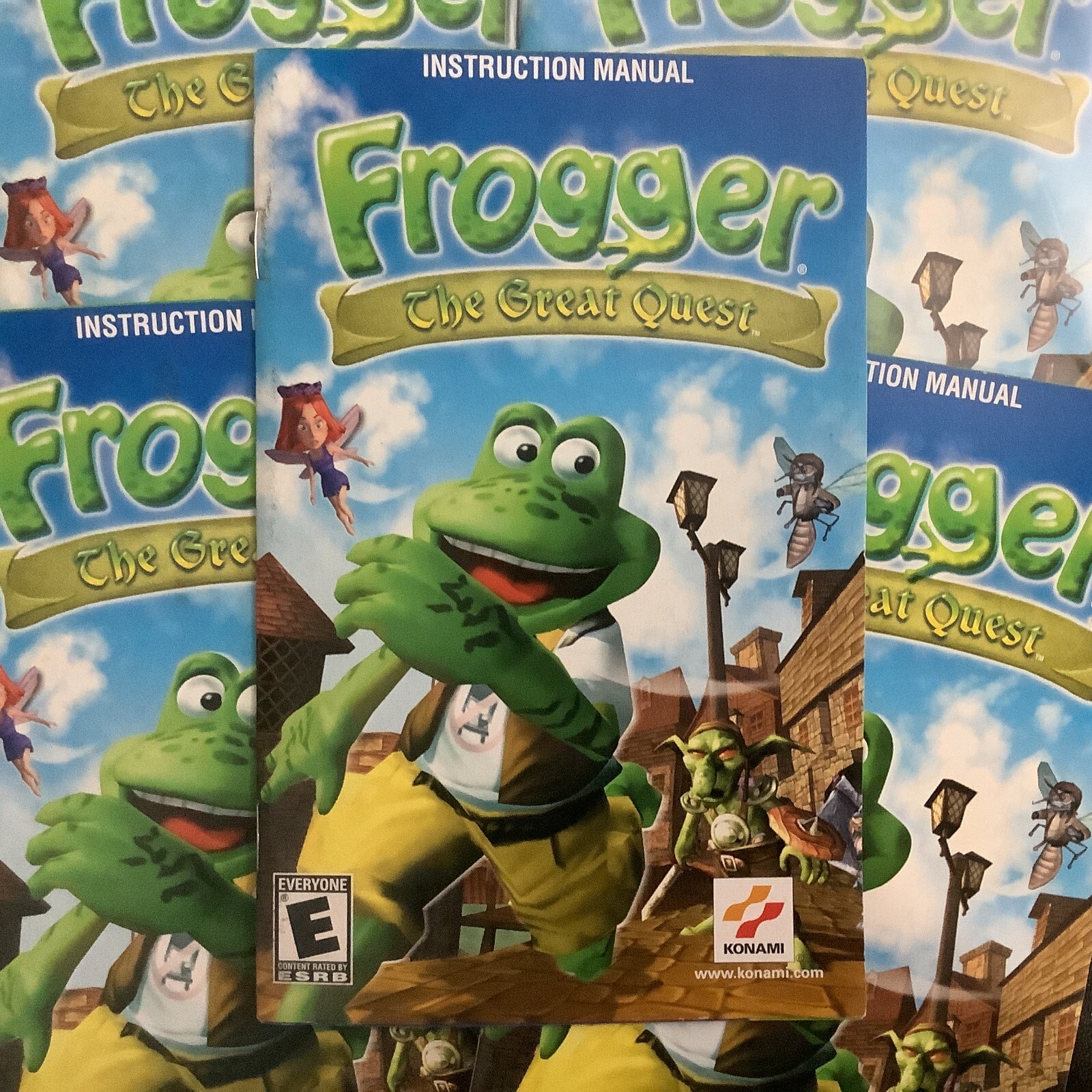 Frogger The Great Quest PS2 Sony PlayStation 2 Instruction Manual Only