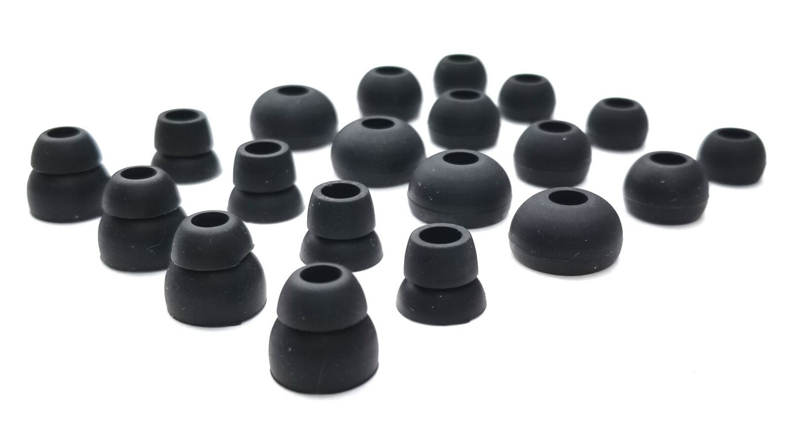 20 pcs multi-Sizes Soft "BLACK" Eargels/Buds for BEATS PowerBeats2 & Powerbeats3