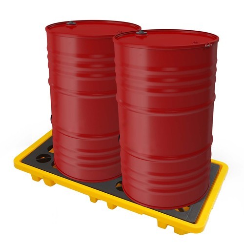 Spill Containment Platform, Spill Containment Platform With Drain Outlet