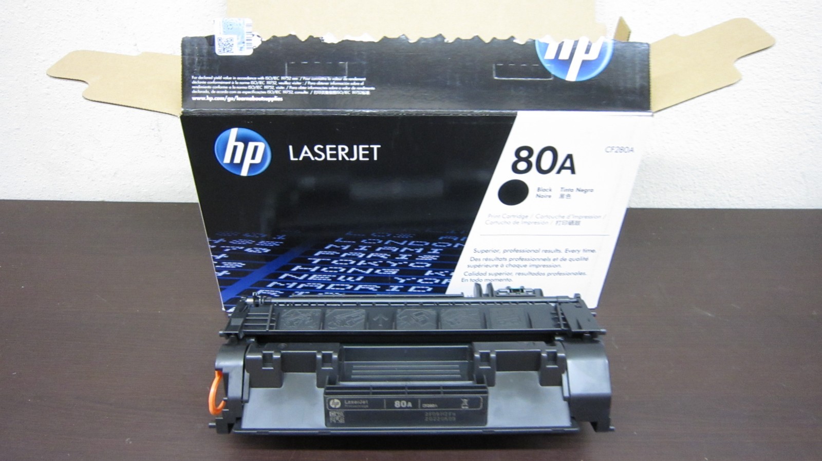 HP 80A CF280A Black Toner Cartridge LaserJet Pro 400 M401a M425dn NEW Open Box