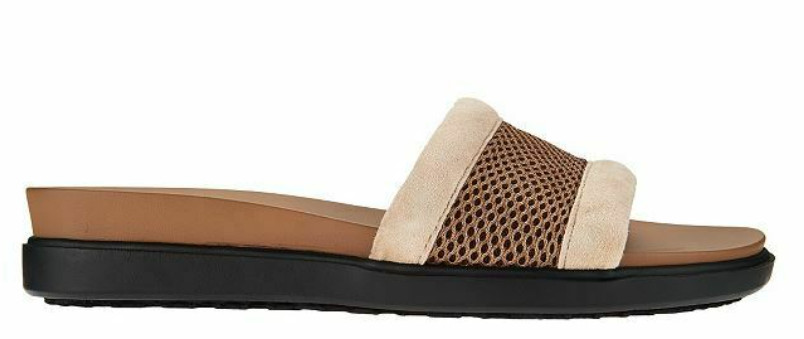 LOGO by Lori Goldstein Toffee Slider /Sandal