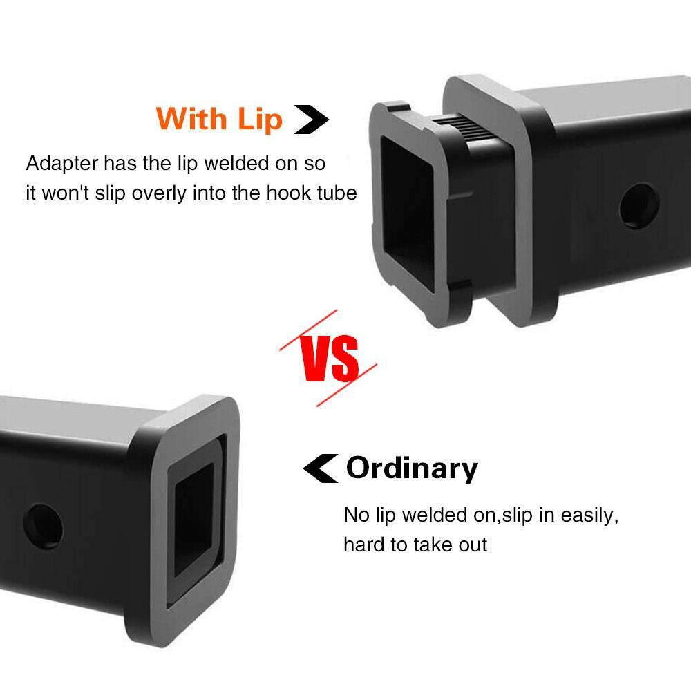 2-1/2" to 2" Trailer Hitch Receiver Adapter Reducer Sleeve Convertor