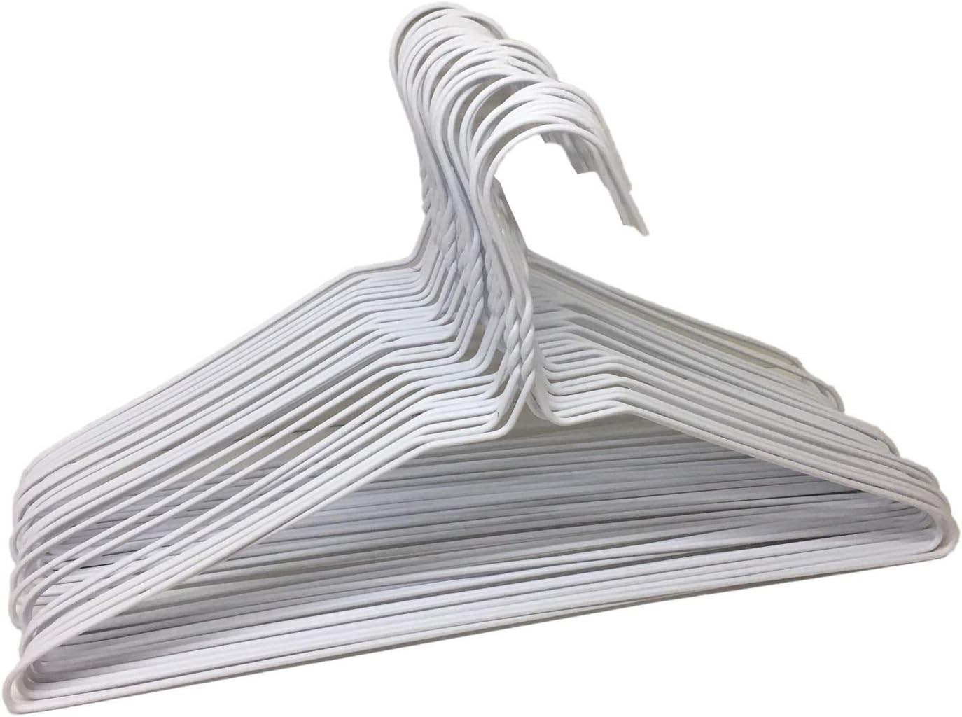 Pack of 30 Wire Hangers Steel Metal Drip Dry Coat Clothes Hangers -Metal Coat Ha
