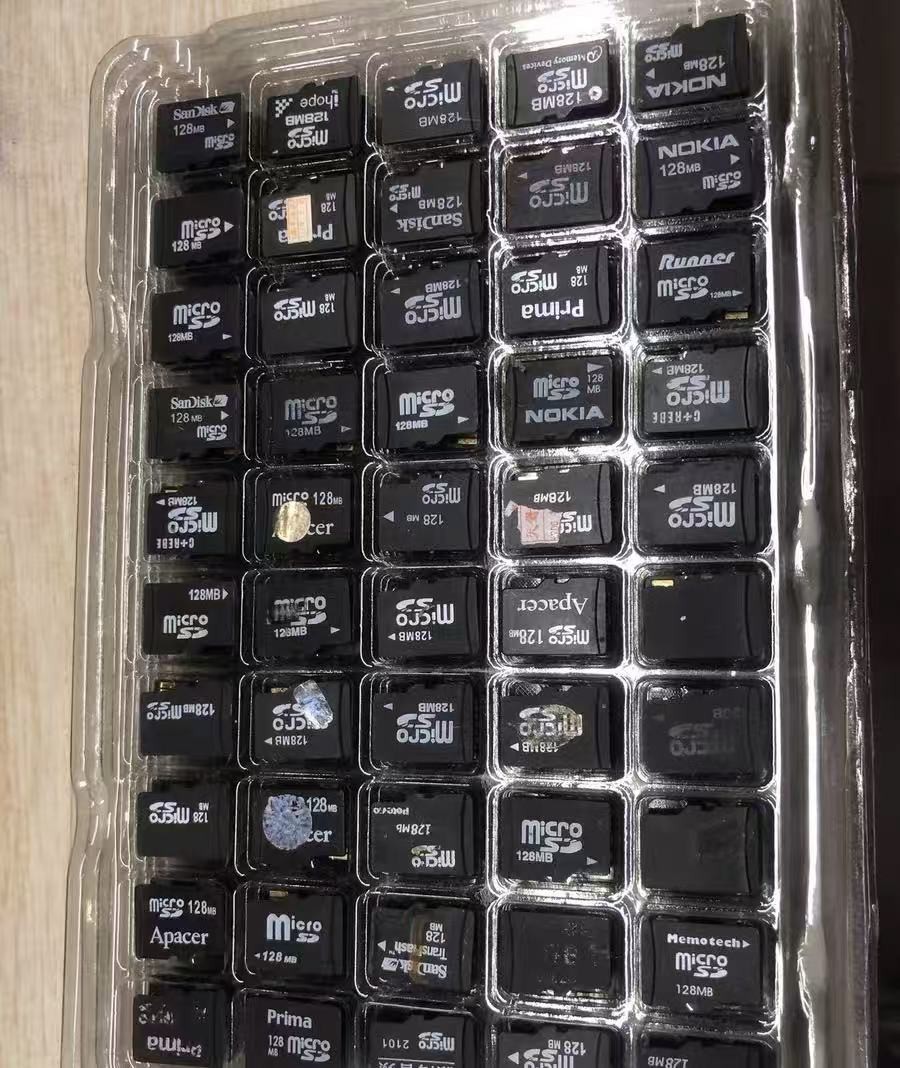 Lot 150pcs wholesale 128MB TF SD Cards Flash Memory Mixed BRAND