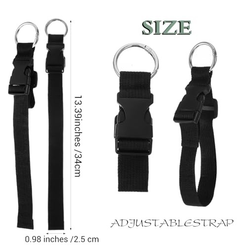 2 PCS Suitcase Strap, Adjustable Luggage Straps to Connect Two Suitcases,