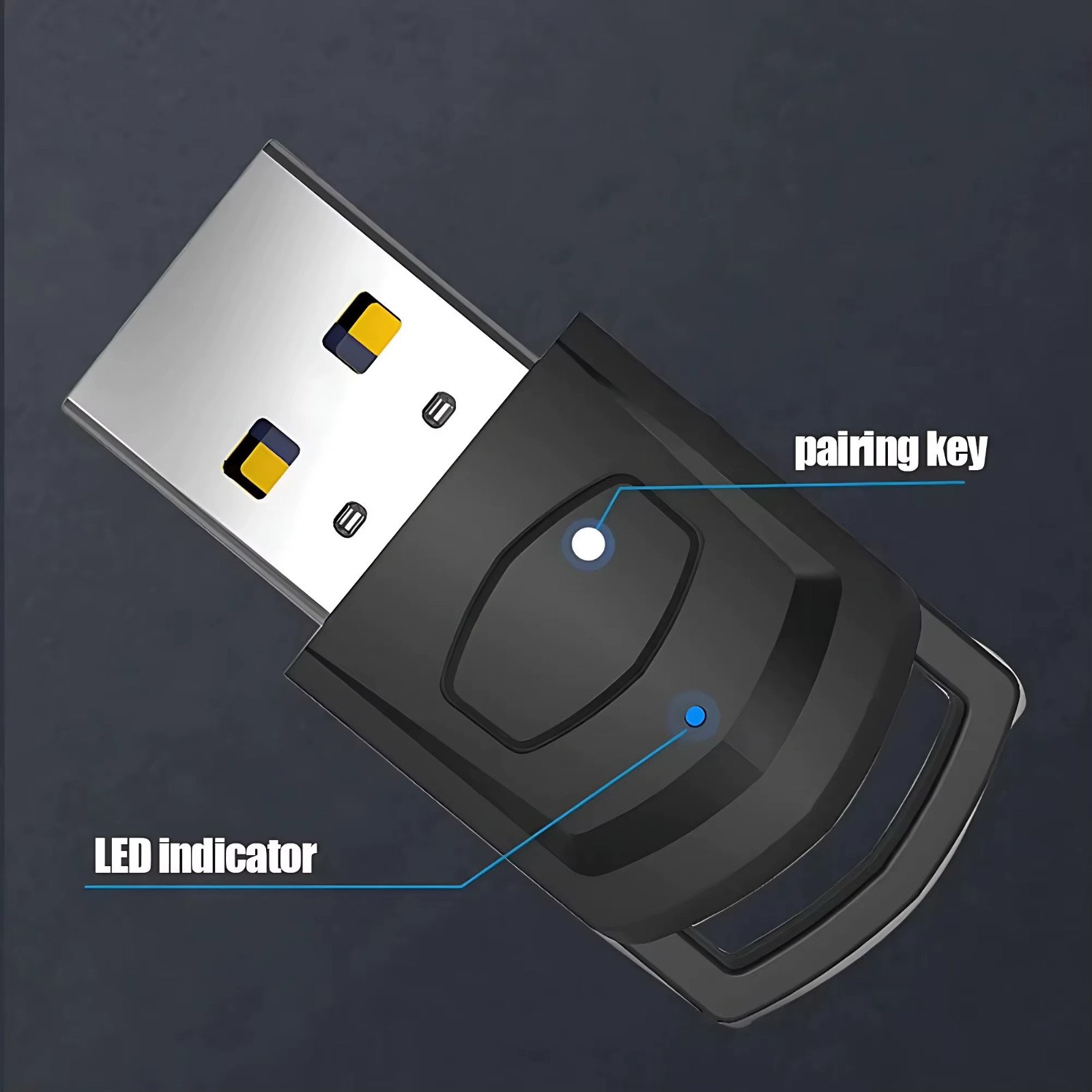 Bluetooth Transmitter Wireless Receiver for PS5 PS4 PC USB Dongle Audio Adapter