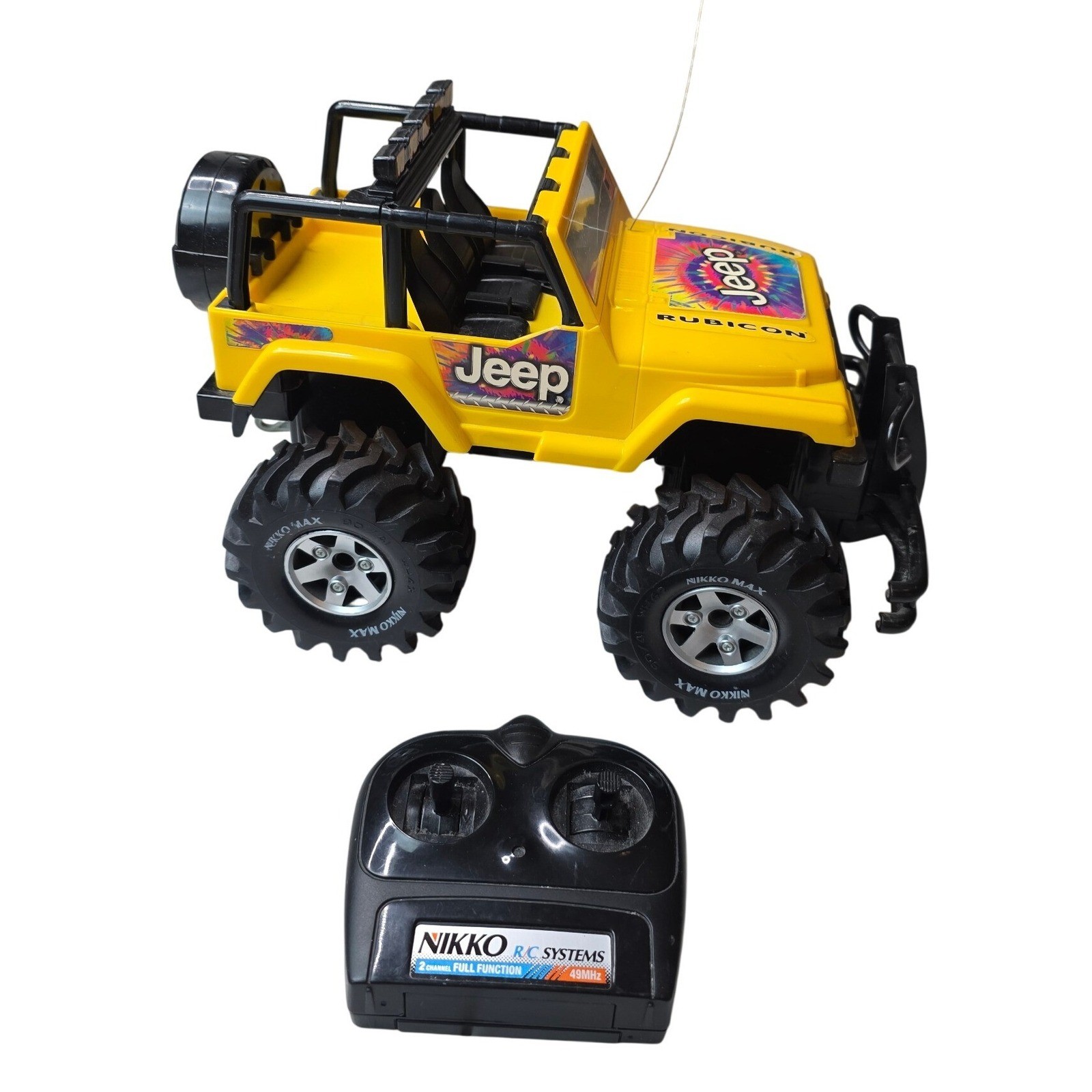 Nikko RC Systems Jeep Wrangler Rubicon Monster Truck 49MHz Remote Control A5