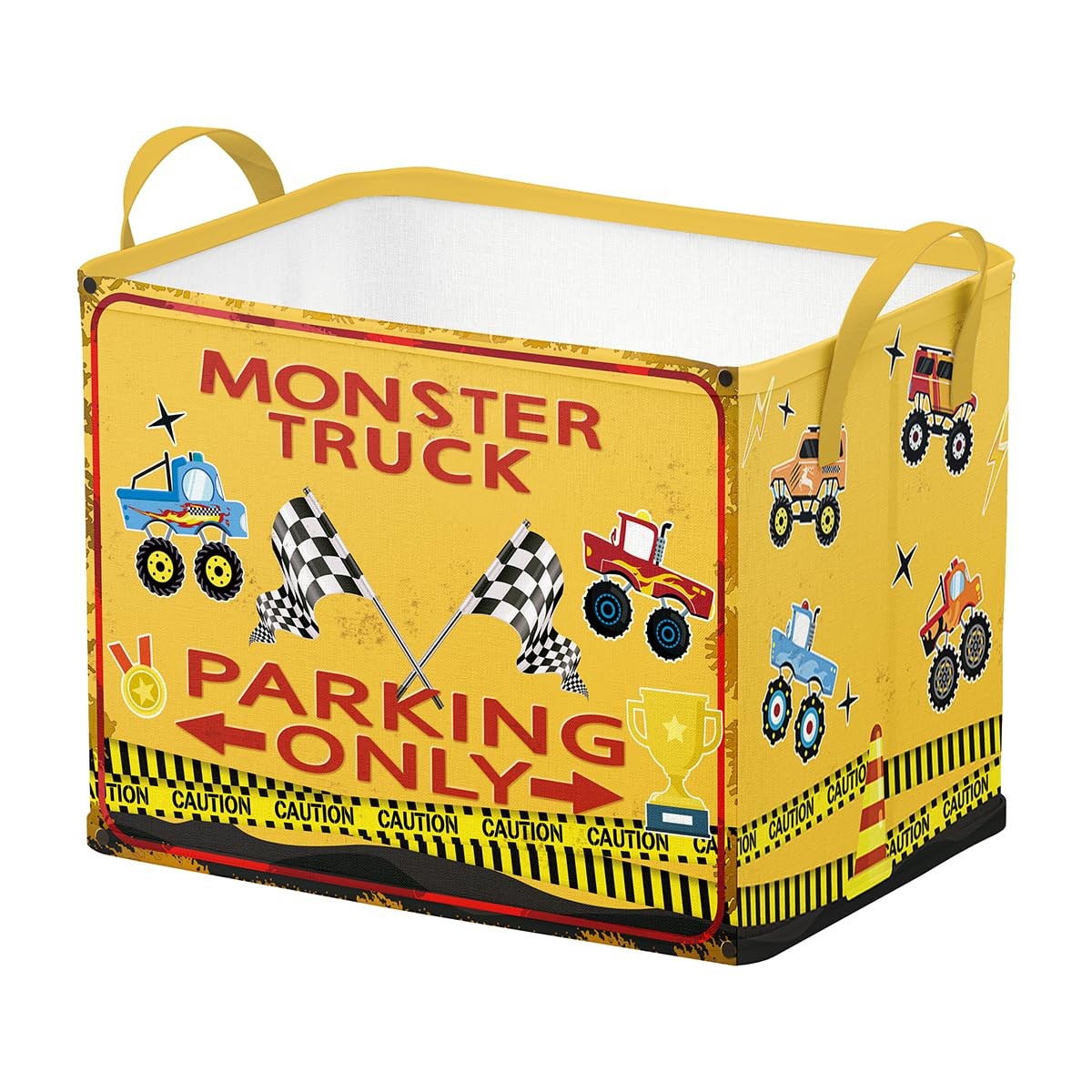 Monster Truck Baby Basket Nursery Decor Racing Car Baby Shower Decorations Bo...