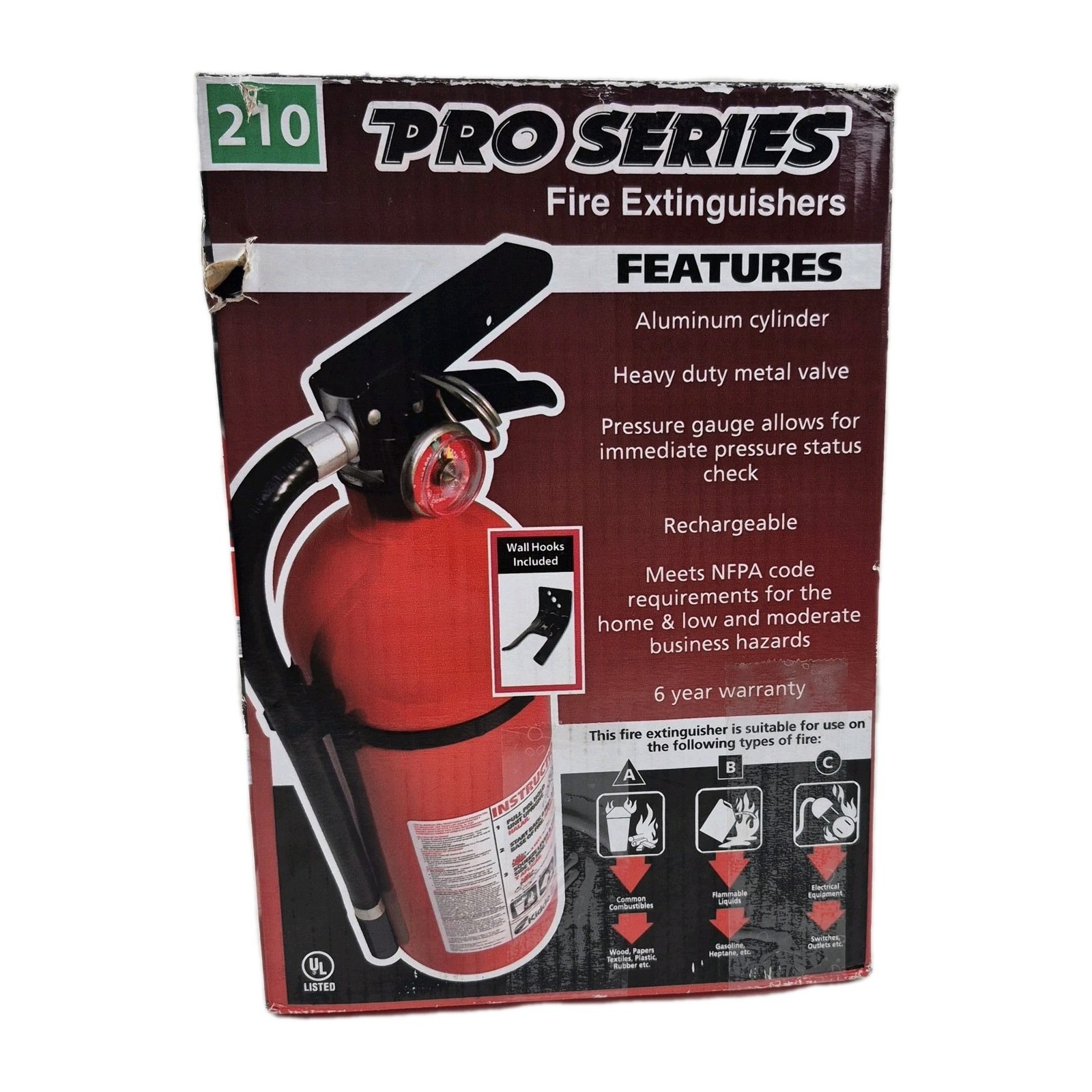 Kidde Fire Extinguishers TwinPro210, Rechargeable Fire Extinguishers, Two-Pack