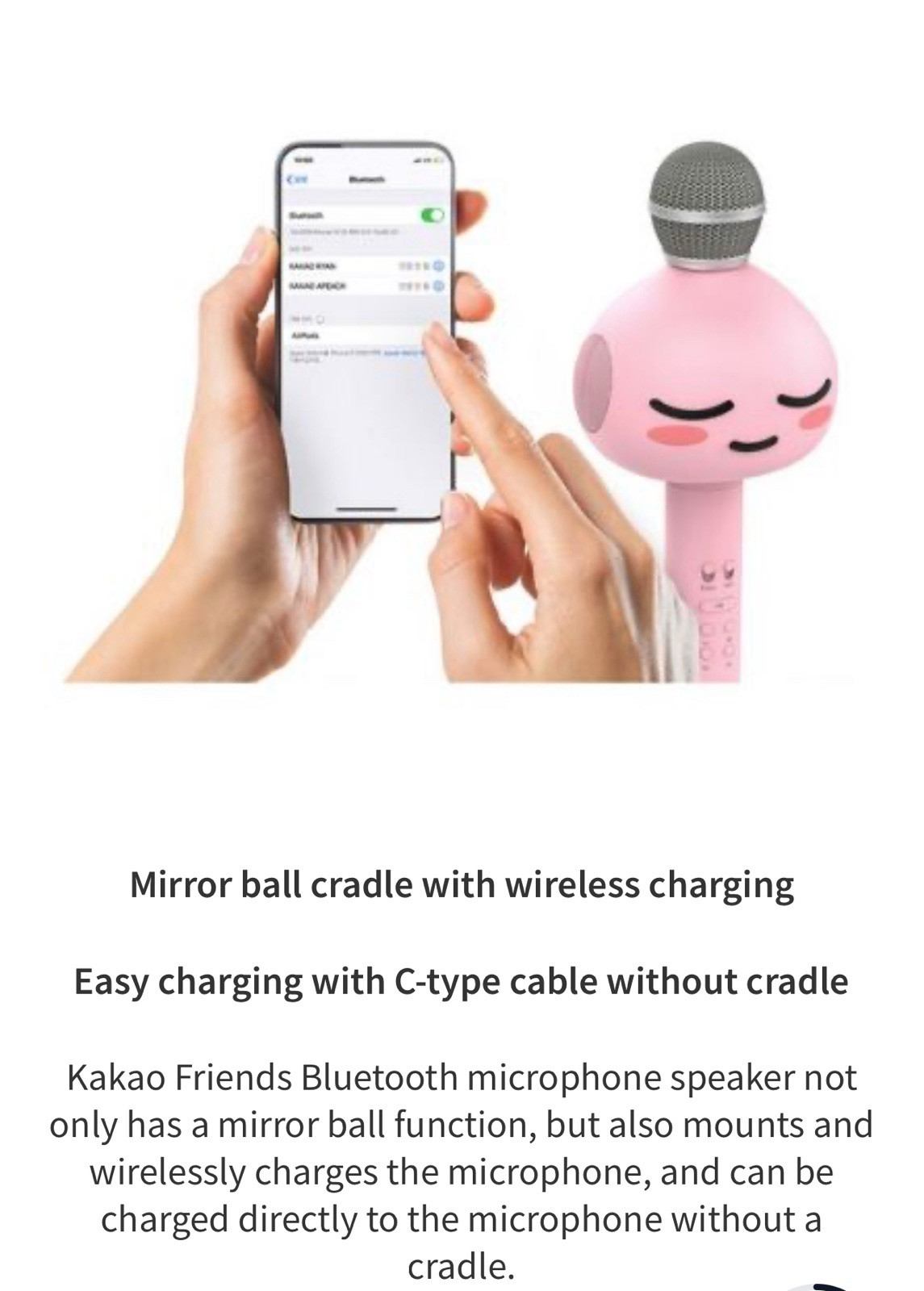 Kakoa Freinds bluetooth microphone