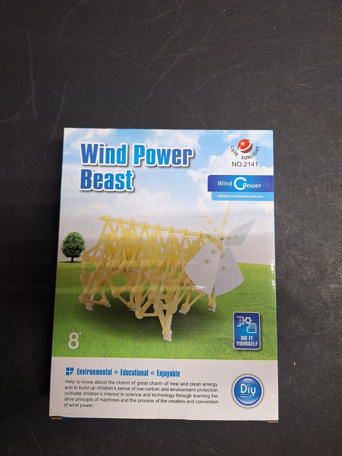 Wind Power Beast DIY Kit Educational Green Energy Environmental Learning Fun NEW