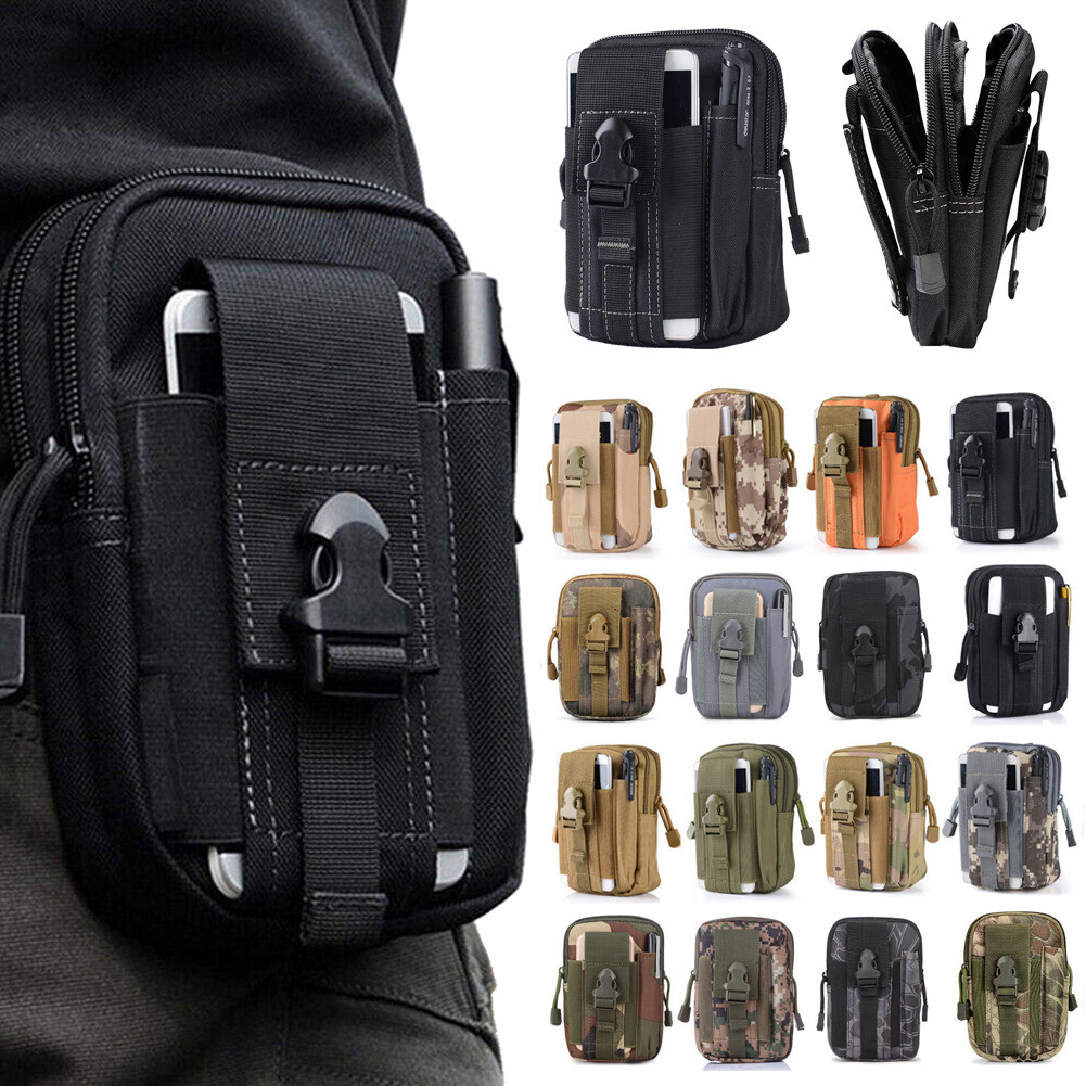 Tactical Military Molle Bag, EDC Tool Belt Pouch Utility Pocket Fanny Waist Pack