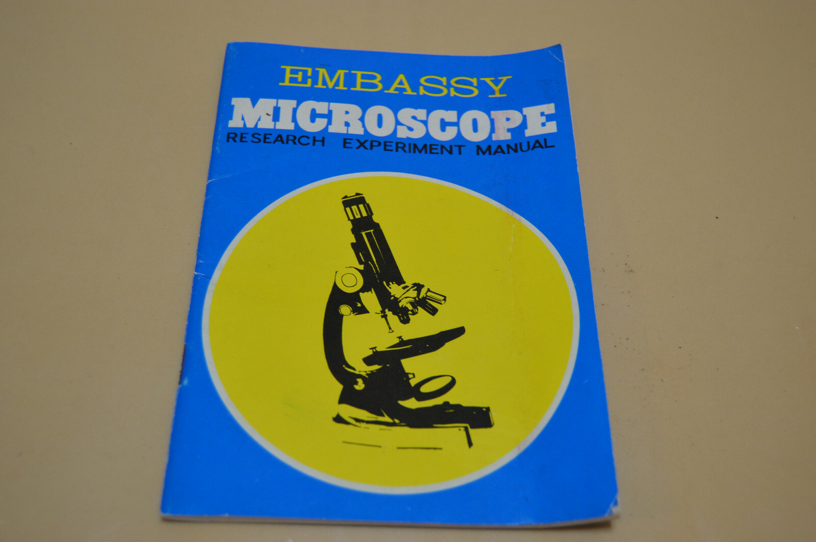 Vintage Antique Embassy Microscope (With Research Experiment Manual)