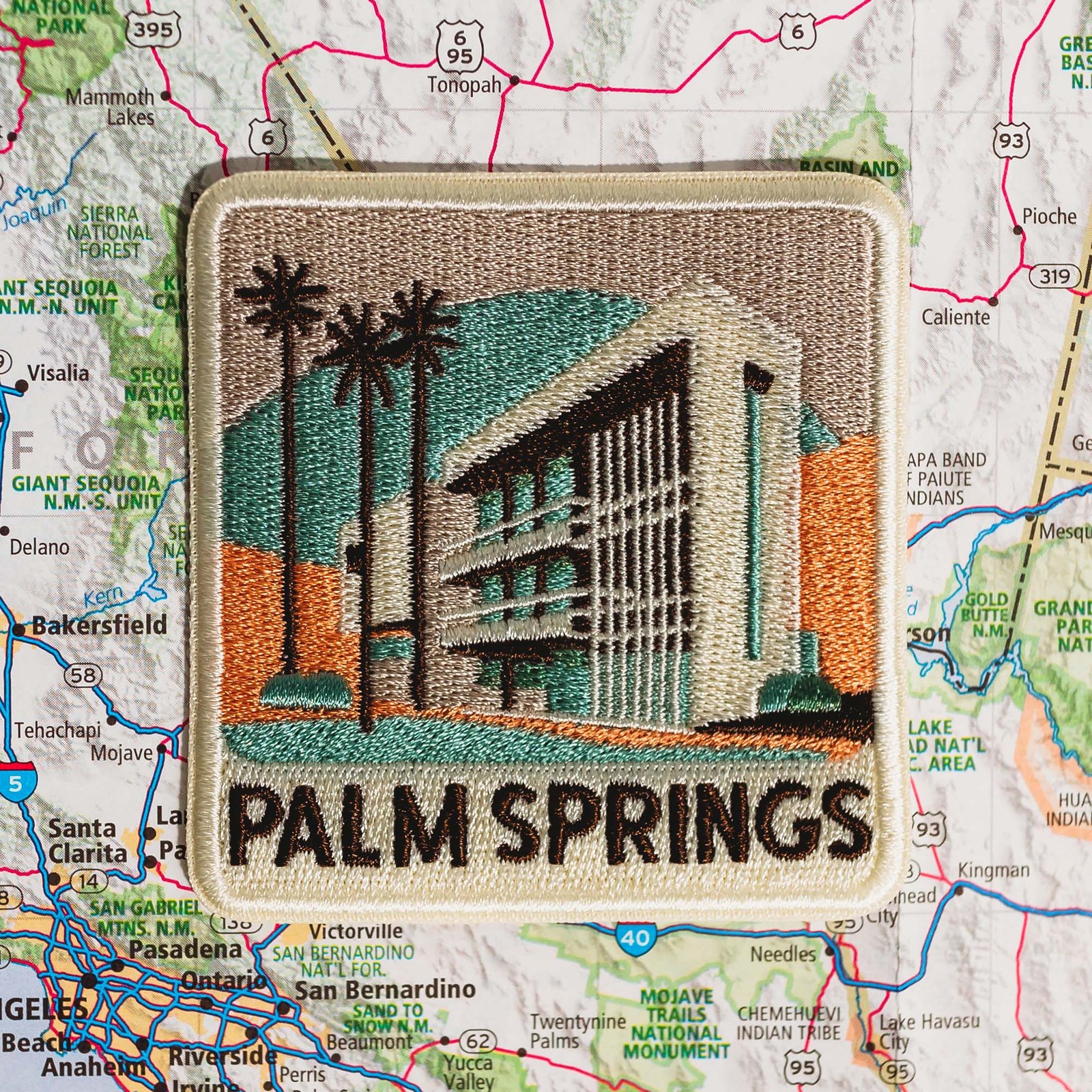 Palm Springs Iron on Travel Patch - Great Souvenir or Gift for travellers