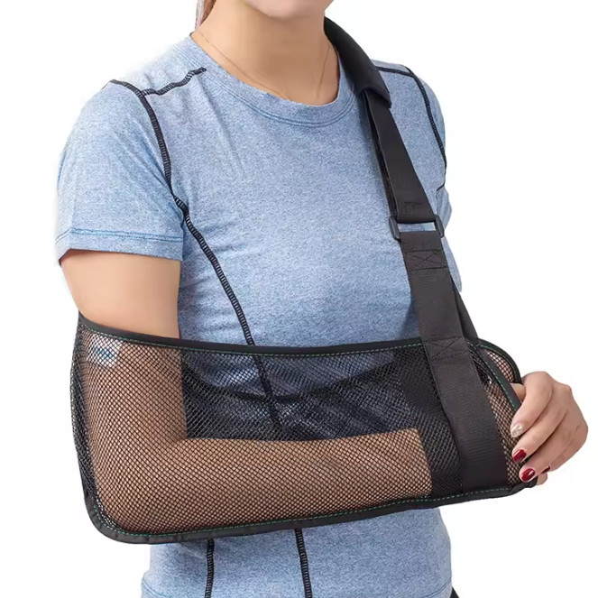 Mesh Arm Shoulder Sling Medical Shoulder Immobilizer Shower Adjustable Arm US