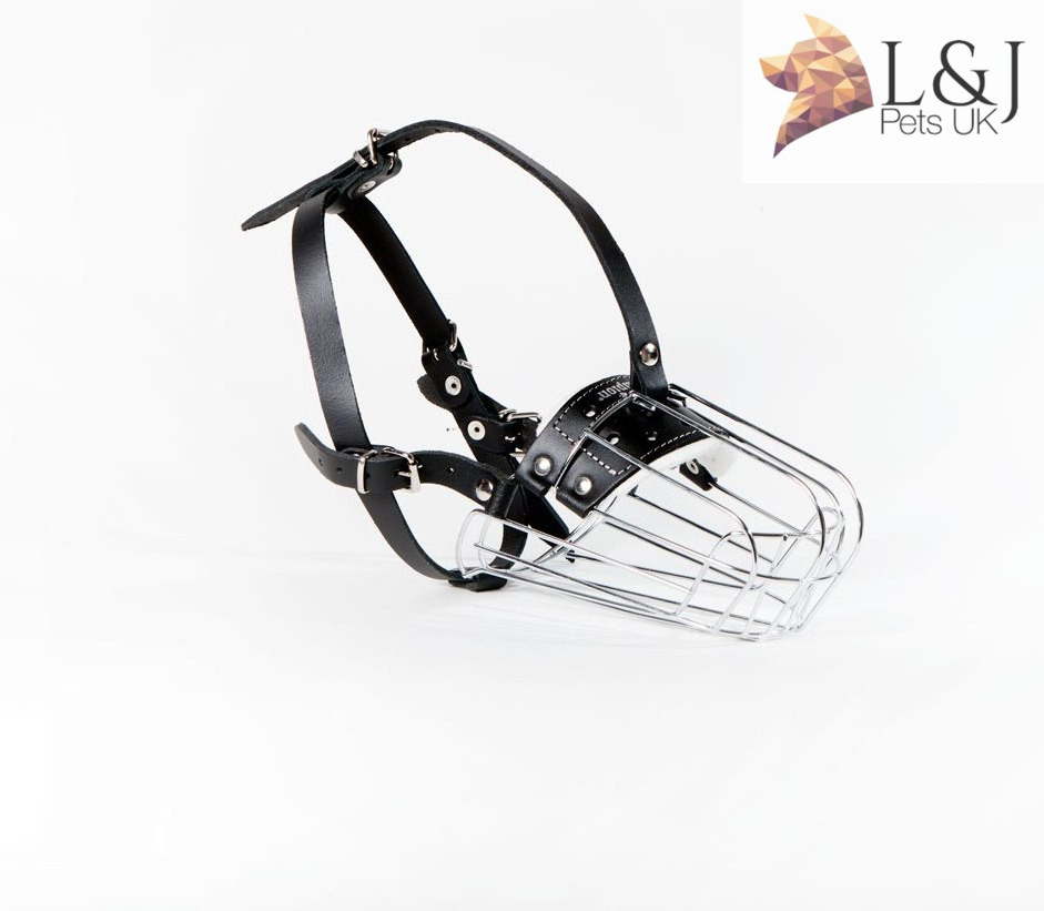 New Champion Strong Metal Wire Basket Dog Muzzle for  Dachshund & Other  J1 , J2