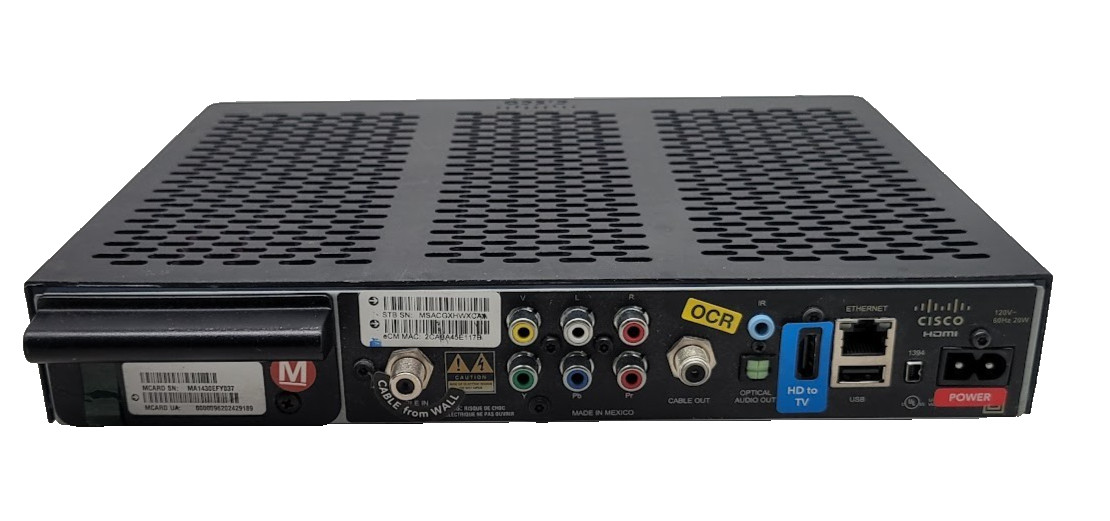 Cisco 4742HDC PROD High Definition HD Receiver Cable Box