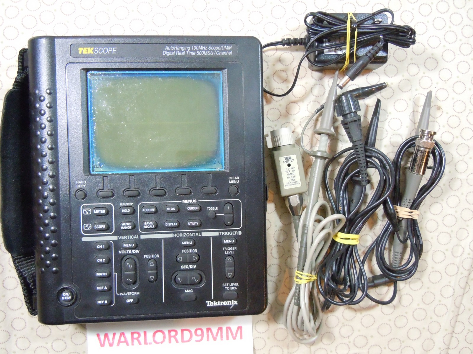 TEKTRONIX TEKSCOPE  THS720 STD AUTORANGING 100MHz OSCILLOSCOPE.