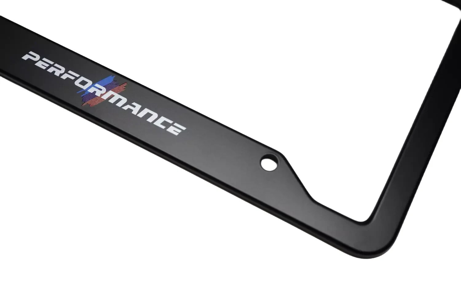 Car Black License Plate Frame for BMW M Performance Style