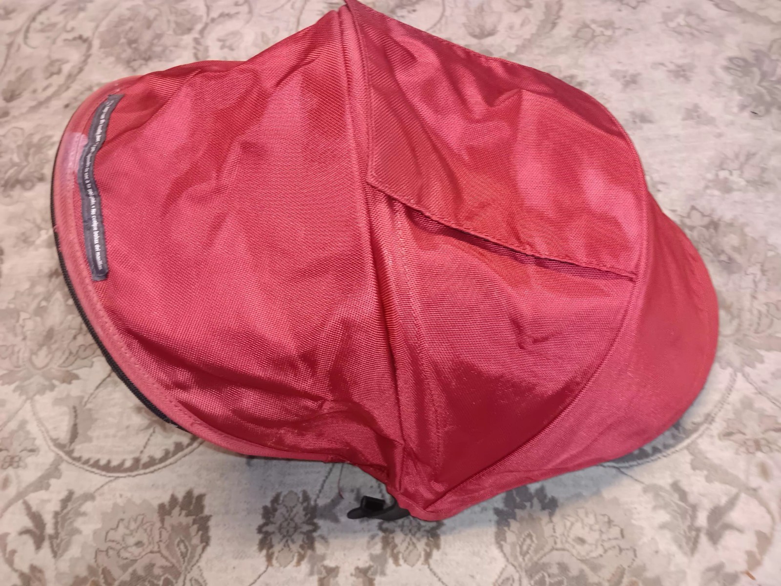 City Select BABY JOGGER  Stroller CANOPY Fabric & Inserts RED FOR Model 1959503