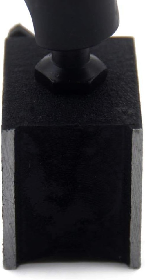 Compact Red Magnetic Base Holder with Flexible Arm for Dial Measurement Tools