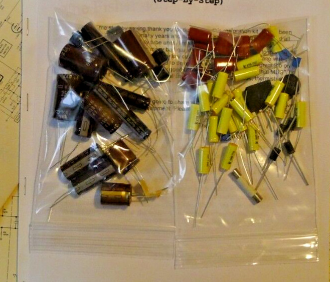Heathkit AV-3 PARTIAL restoration kit recap capacitor upgrade rebuild