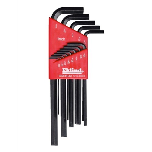 HEX KEY SET 13 PC SAE LONG .050-3/8IN. EKL10213 Brand New!