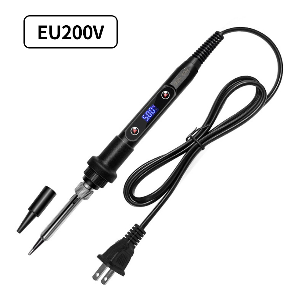 80W Digital Electric Soldering Iron DIY Welding Tool Adjustable Temperature