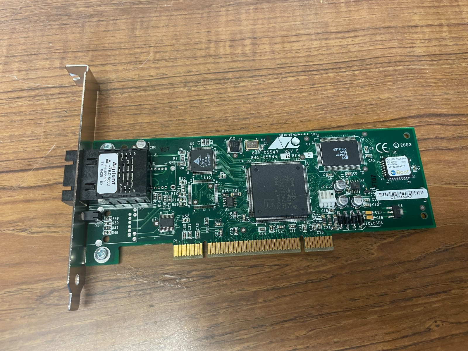 Allied Telesyn Fiber PCI Network Card AT-2701FX 845-05543 *