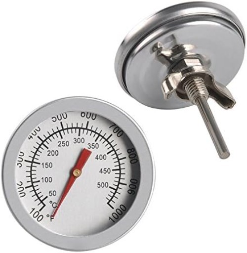 Environmentally Friendly BBQ Thermometer 2-Pack - Stainless Steel & Waterproof