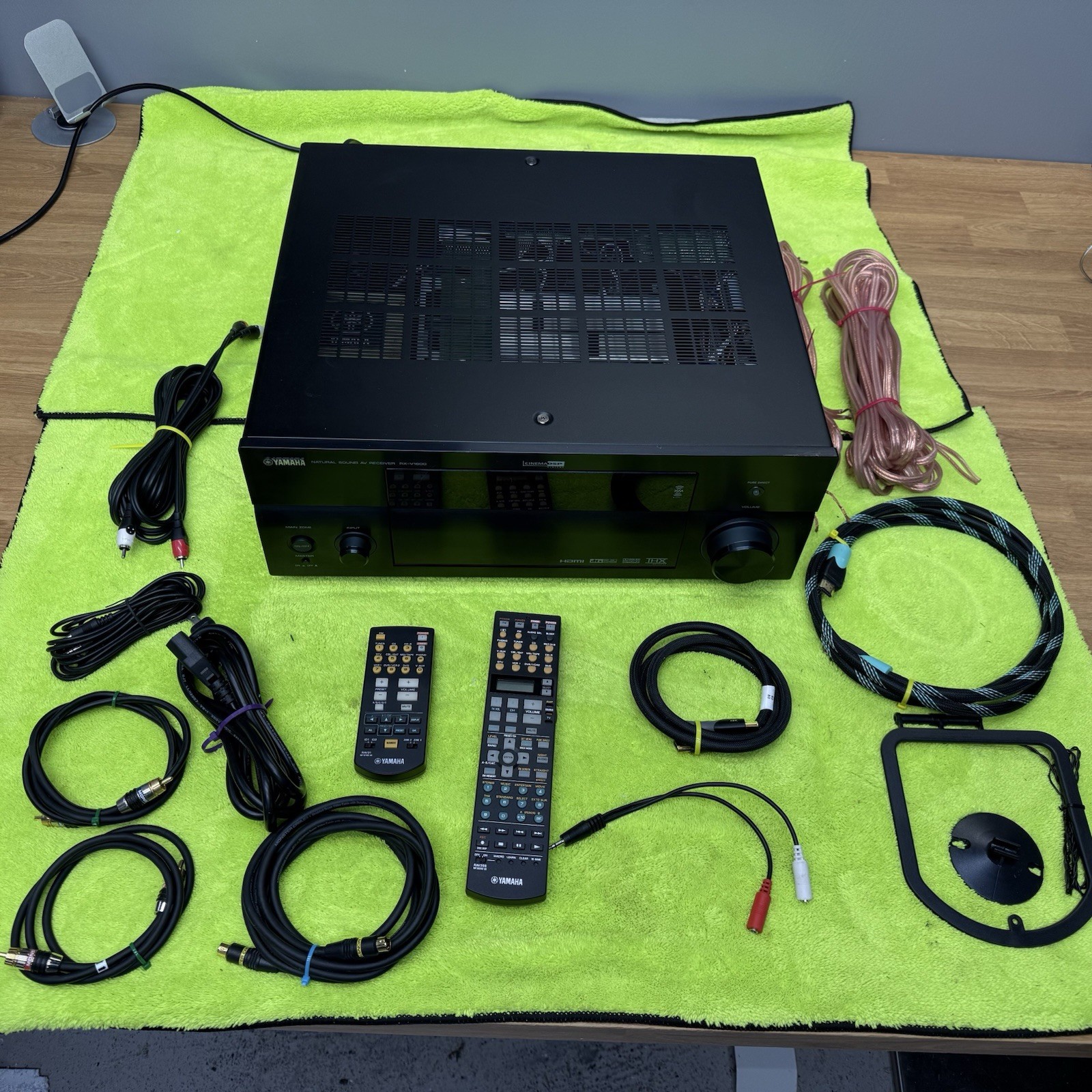 RARE MINT Yamaha RX-V1600 Receiver 7.1 Ch RAV356 RAV21 $$Cables Remotes Bundle🔥