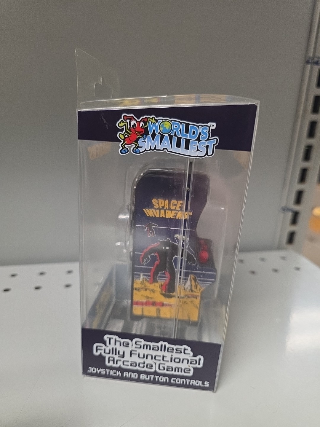 2017 Worlds Smallest Tiny Arcade Space Invaders Miniature Game WORKS